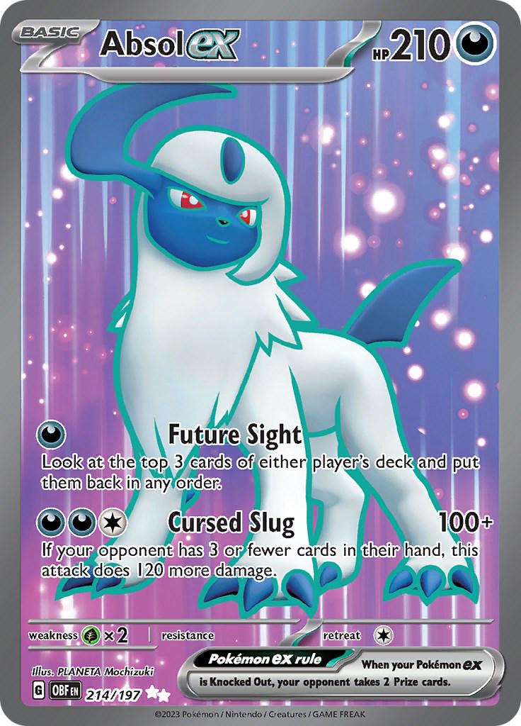 Absol ex #214 Pokemon Obsidian Flames