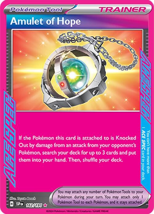 Amulet of Hope #162 Pokemon Surging Sparks