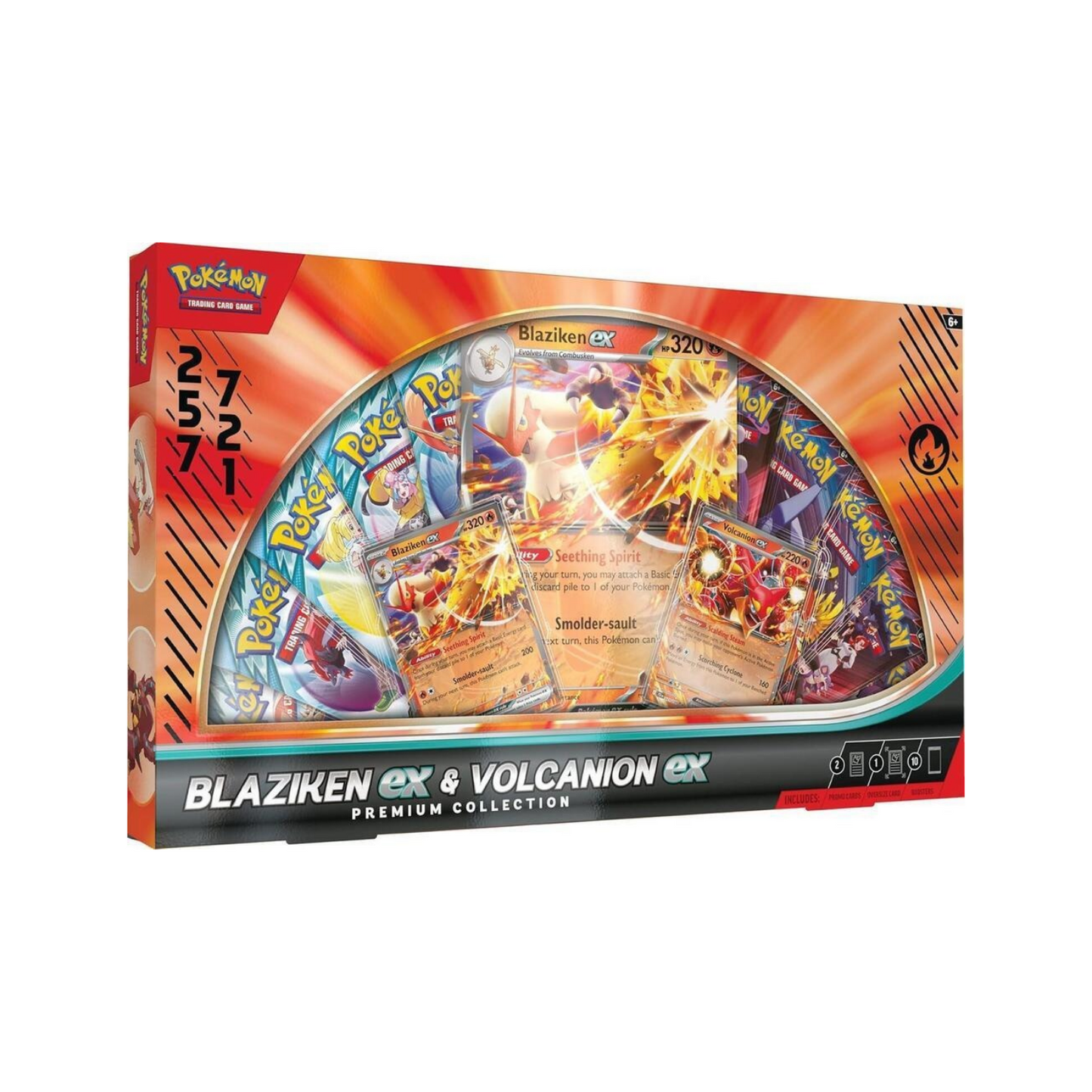 Blaziken Ex & Volcanion Ex Premium Collection