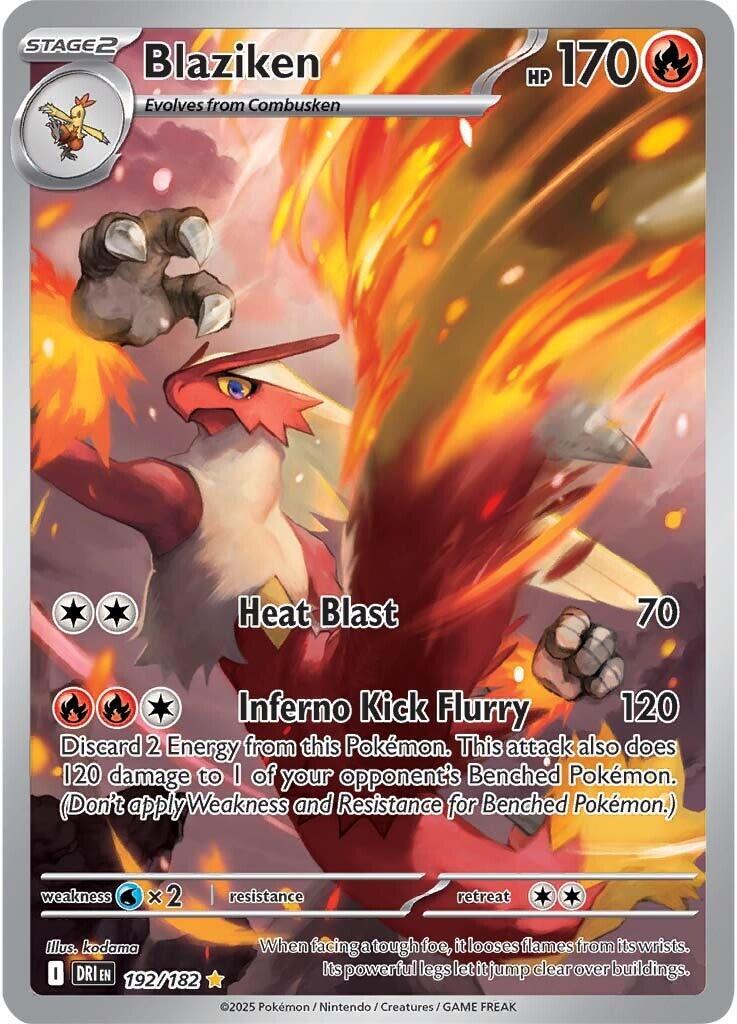Blaziken #192 Pokemon Destined Rivals