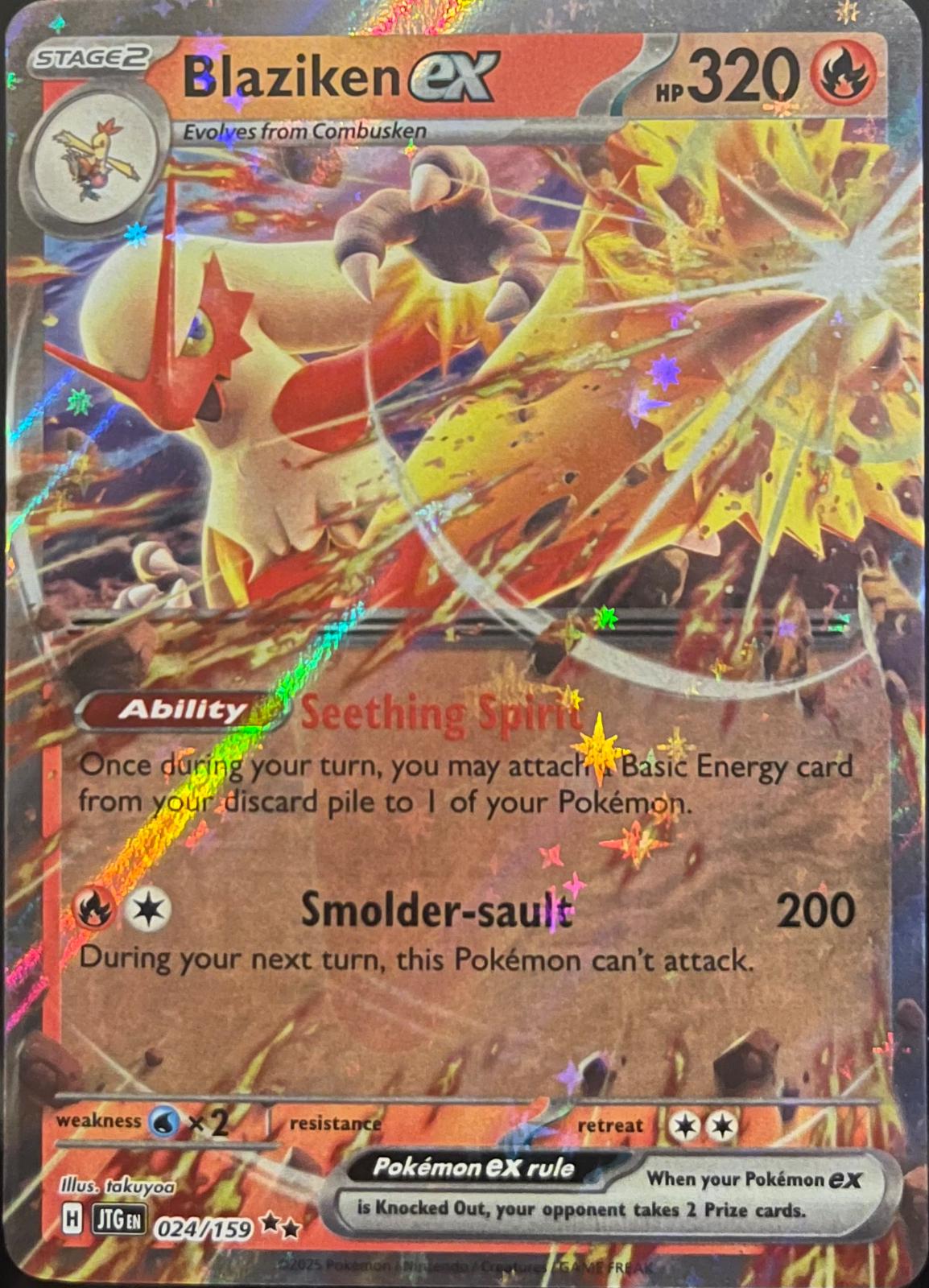Blaziken ex #24 Pokémon Journey Together
