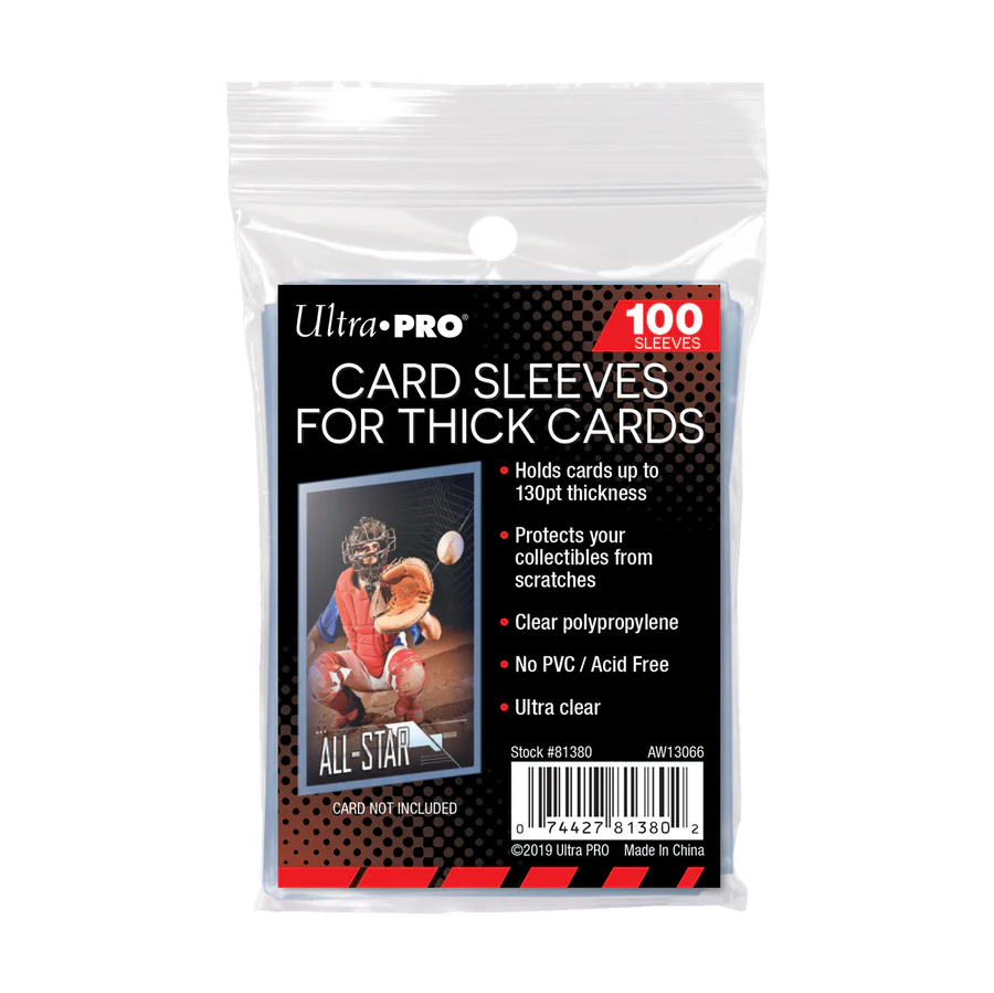 130PT Thick Card Sleeves for Standard Size Cards