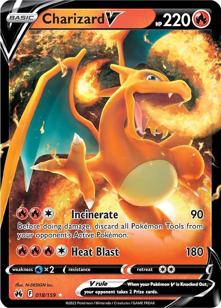 Charizard V #18 Pokémon Crown Zenith