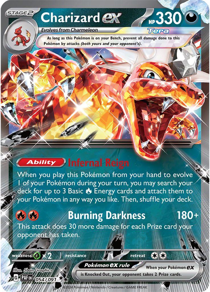 Charizard ex #54 Pokemon Paldean Fates