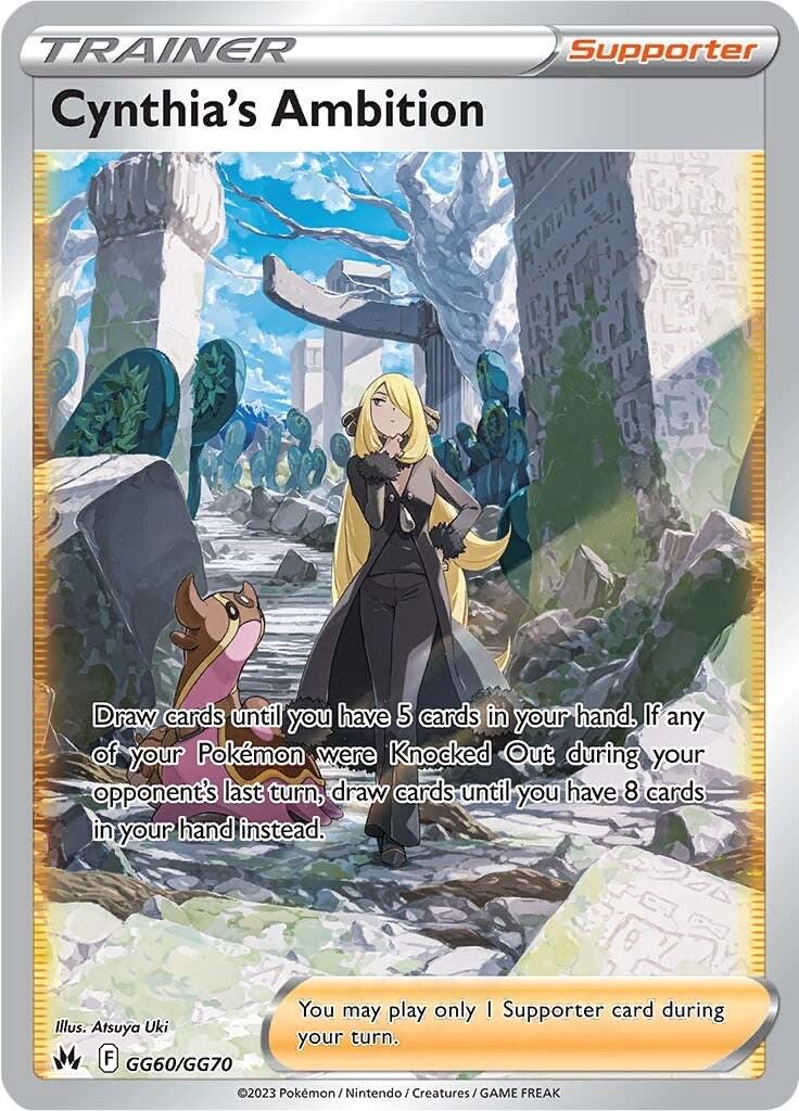 Cynthia's Ambition #GG60 Pokemon Crown Zenith
