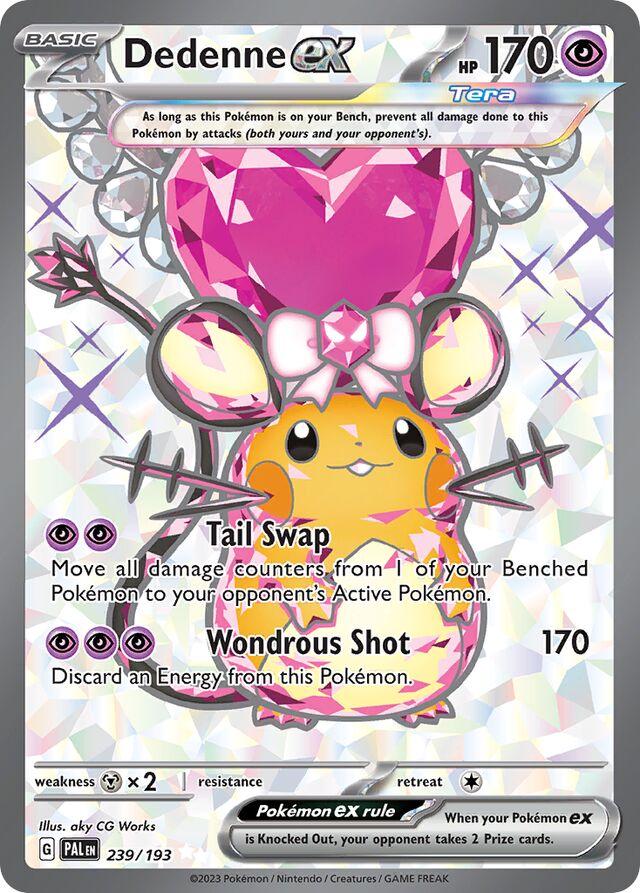 Dedenne ex #239 Pokemon Paldea Evolved