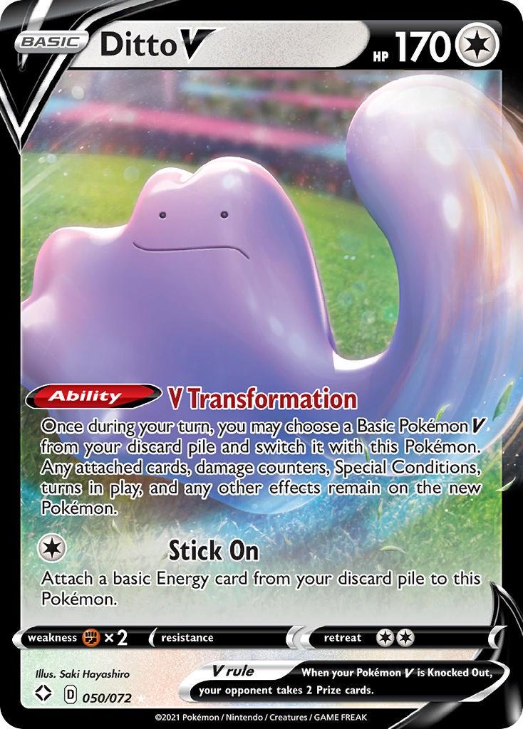 Ditto V #50 Pokémon Shining Fates
