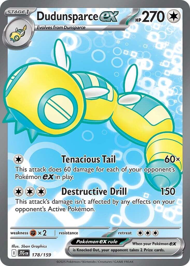 Dudunsparce ex #178 Pokemon Journey Together