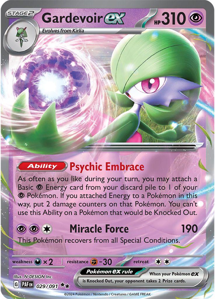 Gardevoir ex #29 Pokemon Paldean Fates