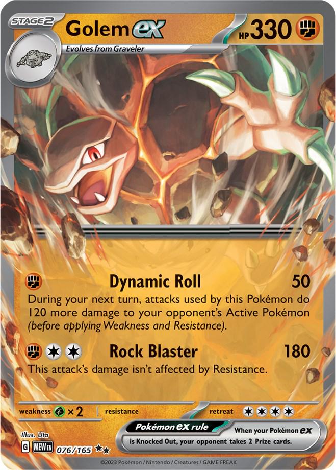 Golem ex #76 Pokemon Scarlet & Violet 151