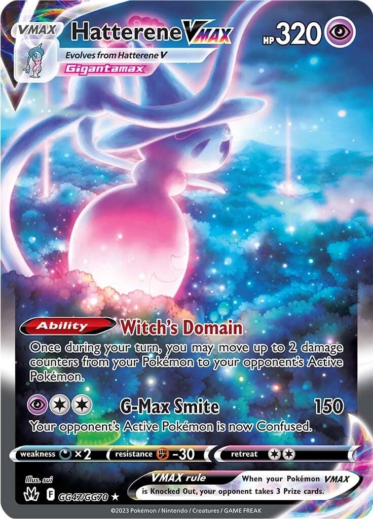 Hatterene VMAX #GG47 Pokemon Crown Zenith