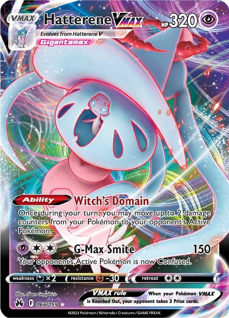 Hatterene VMAX #66 Pokémon Crown Zenith