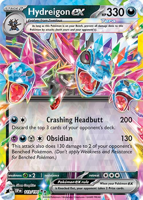 Hydreigon ex #119 Pokemon Surging Sparks