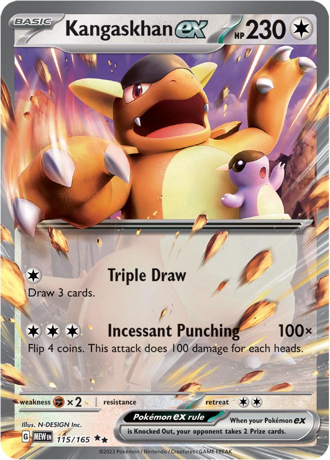 Kangaskhan ex #115 Pokemon Scarlet & Violet 151