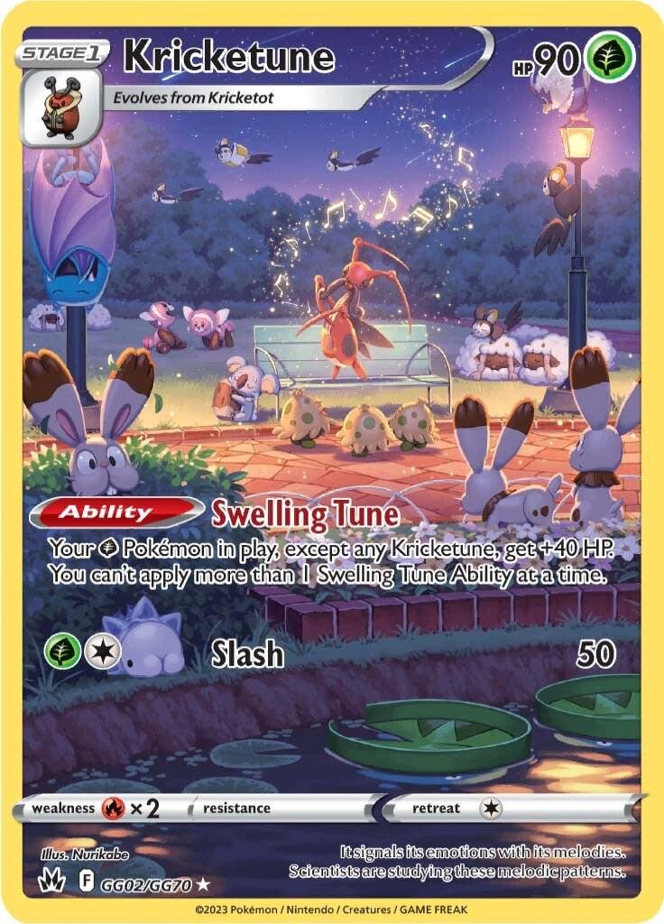 Kricketune #GG02 Pokemon Crown Zenith
