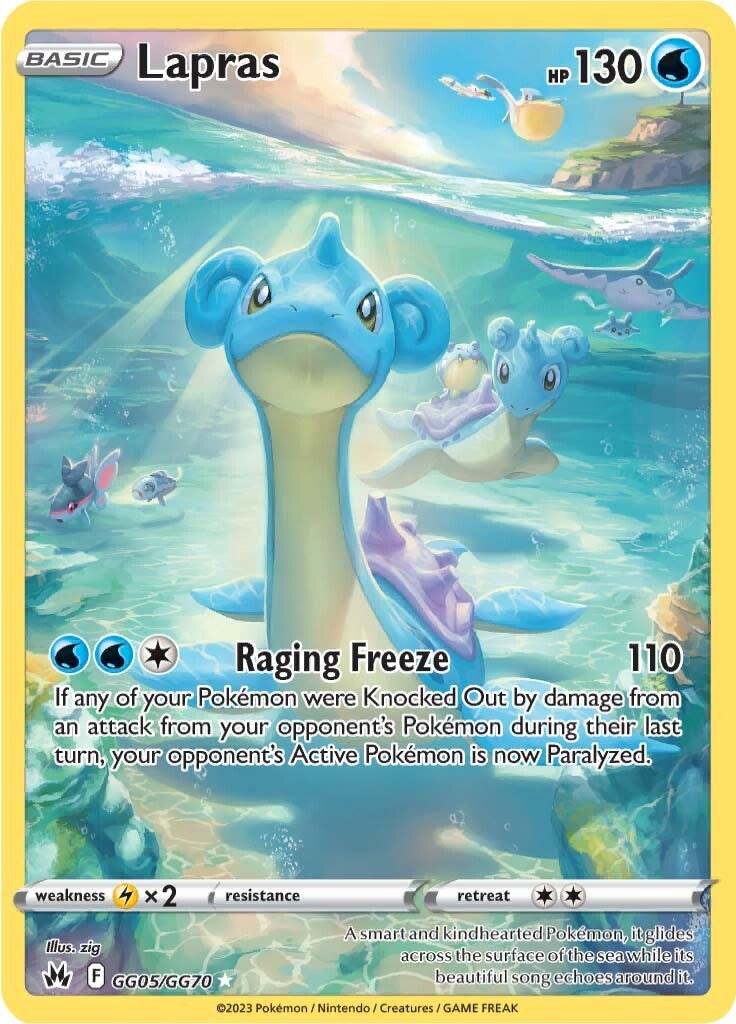 Lapras #GG05 Pokemon Crown Zenith