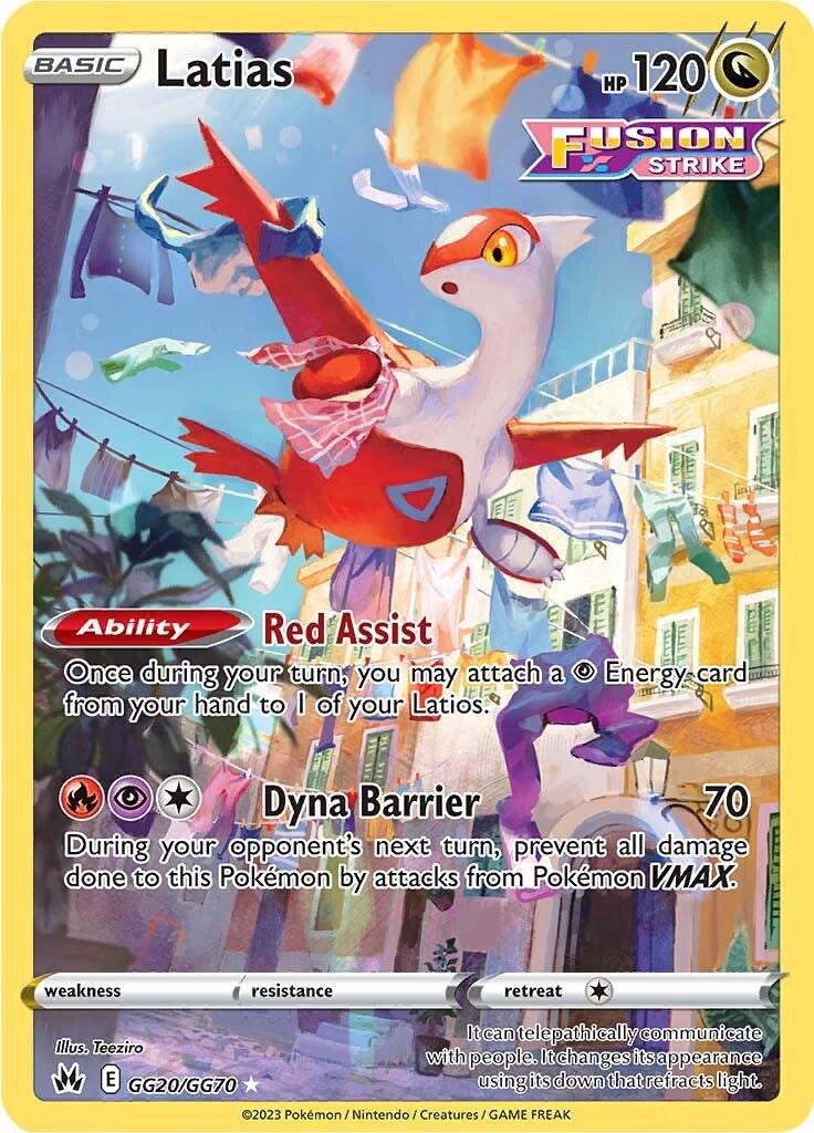 Latias #GG20 Pokemon Crown Zenith
