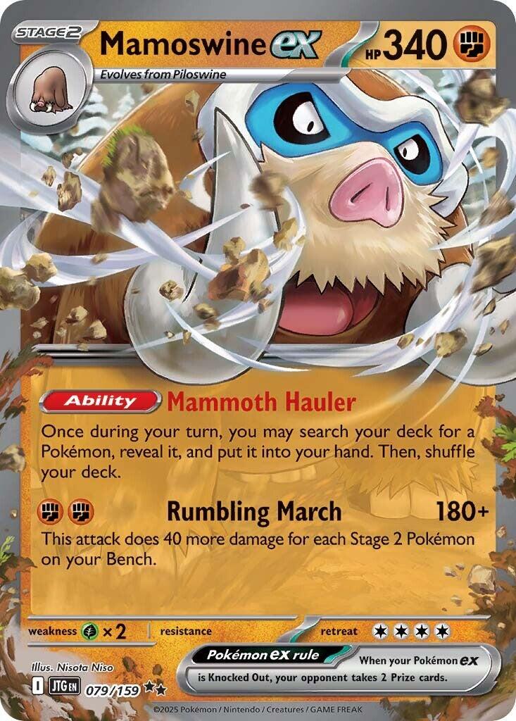 Mamoswine ex #79 Pokemon Journey Together