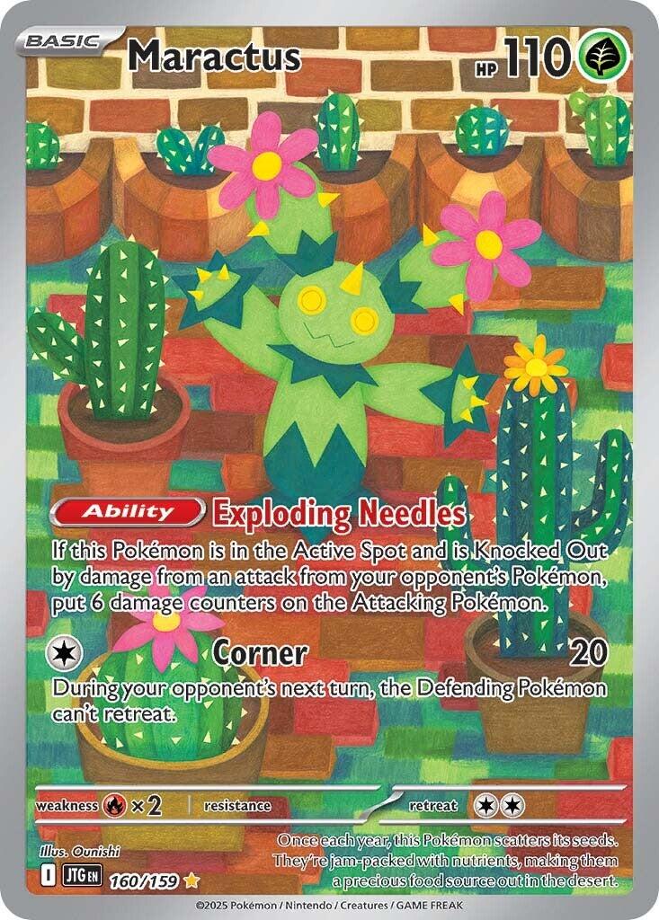 Maractus #160 Pokemon Journey Together