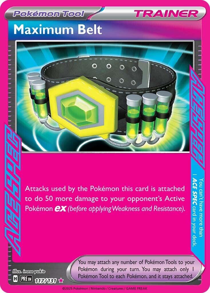 Maximum Belt #117 Pokemon Prismatic Evolutions