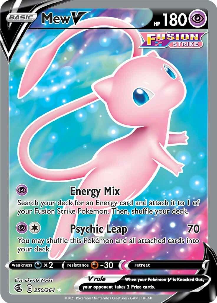 Mew V #250 Pokémon Fusion Strike