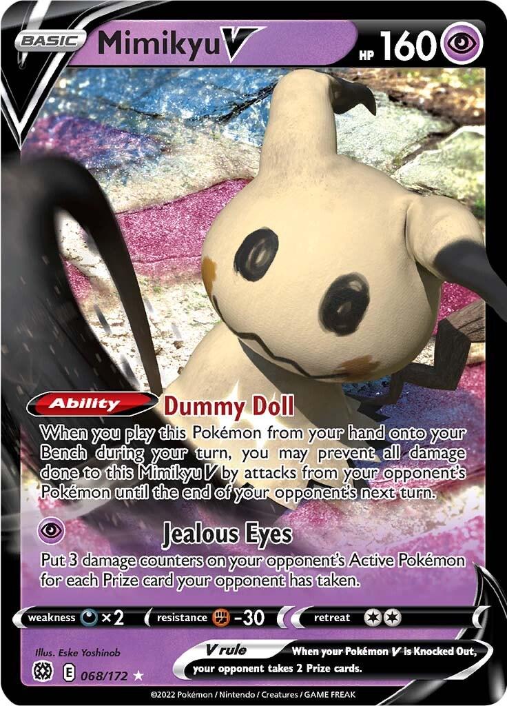 Mimikyu V #68 Pokemon Brilliant Stars