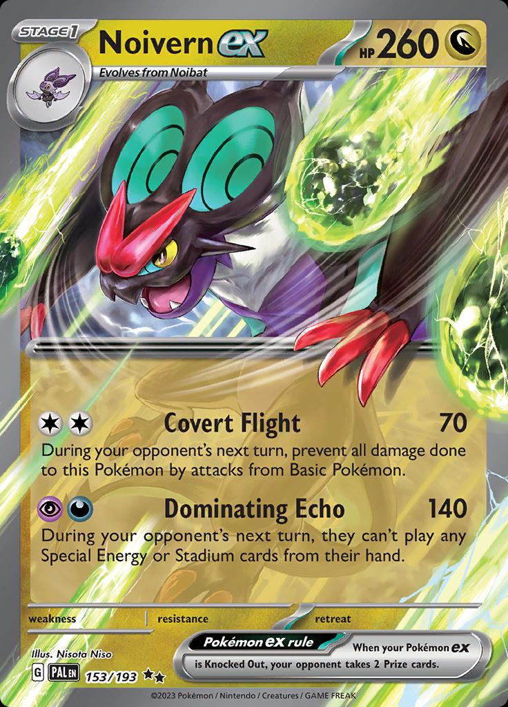 Noivern ex #153 Pokemon Paldea Evolved