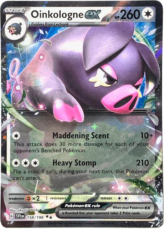 Oinkologne ex #158 Pokemon Scarlet & Violet