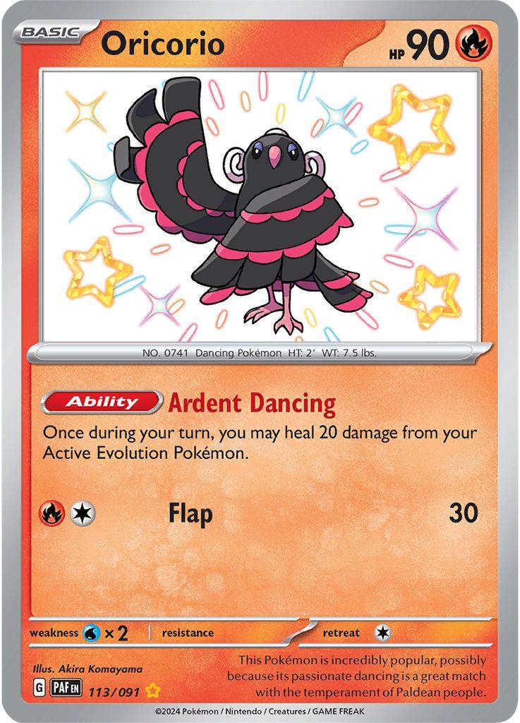 Oricorio #113 Pokemon Paldean Fates