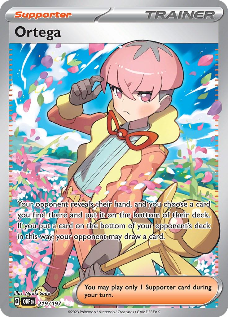 Ortega #219 Pokemon Obsidian Flames