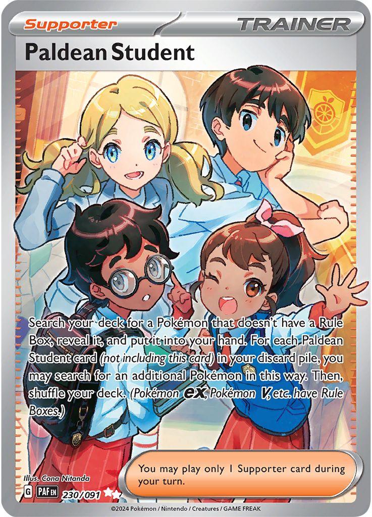 Paldean Student #230 Pokemon Paldean Fates