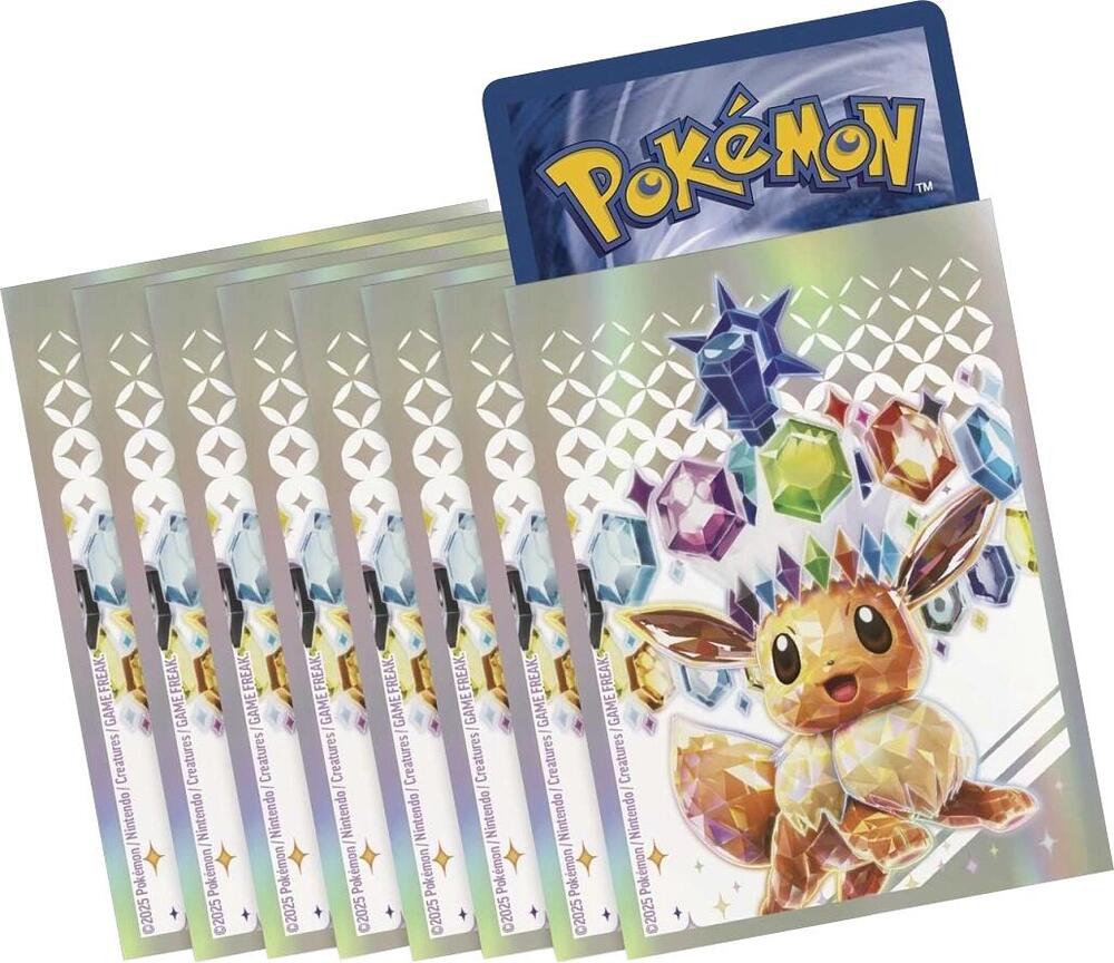 Prismatic Evolutions Elite Trainer Box Card Sleeves - Eevee (65 Pack)