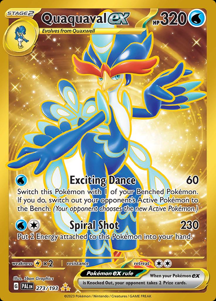 Quaquaval ex #273 Pokemon Paldea Evolved