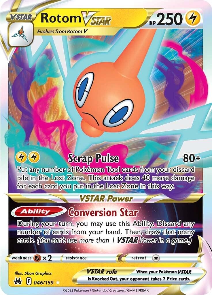 Rotom VSTAR #46 Pokemon Crown Zenith