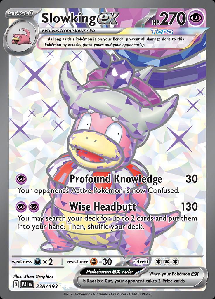 Slowking ex #238 Pokemon Paldea Evolved