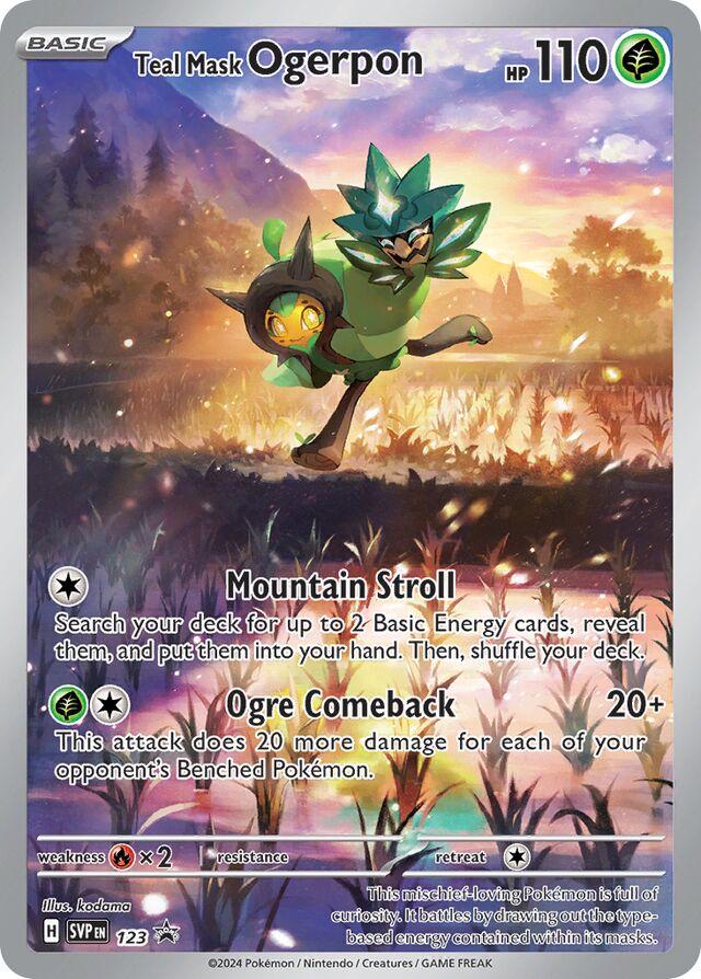 Teal Mask Ogerpon #123 Pokemon Promo