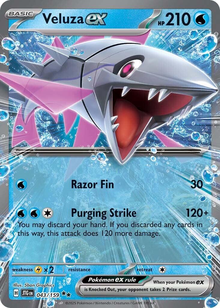 Veluza ex #43 Pokemon Journey Together
