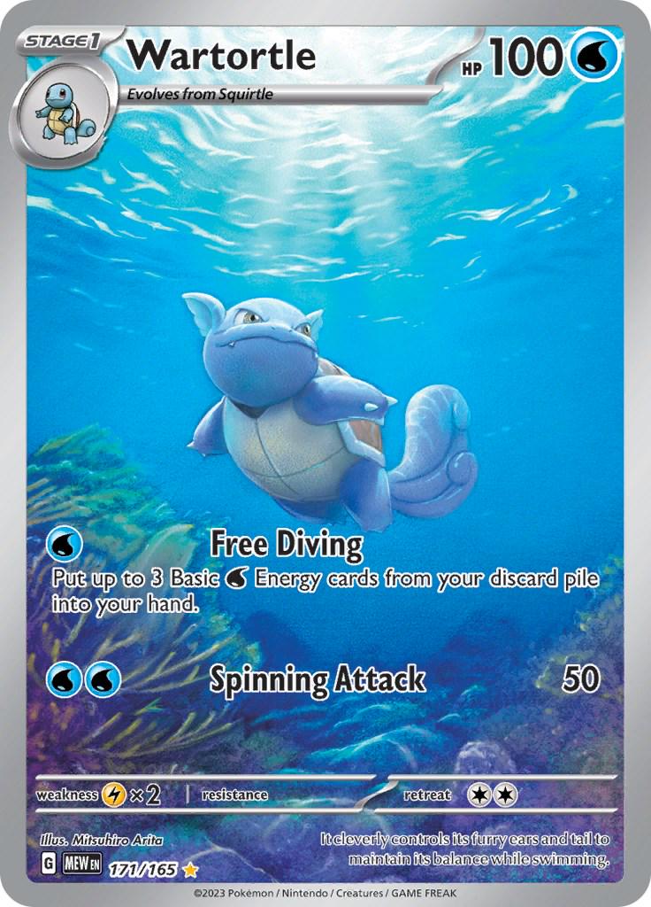 Wartortle #171 Pokémon Scarlet & Violet 151