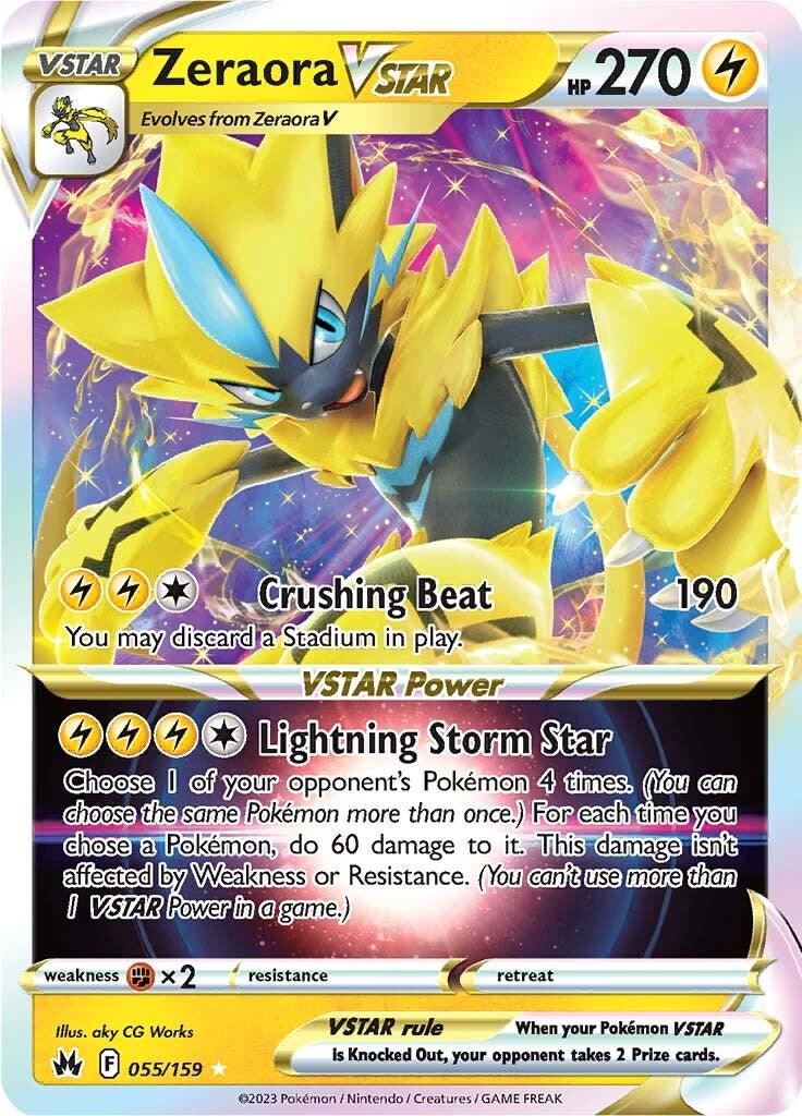 Zeraora VSTAR #55 Pokémon Crown Zenith