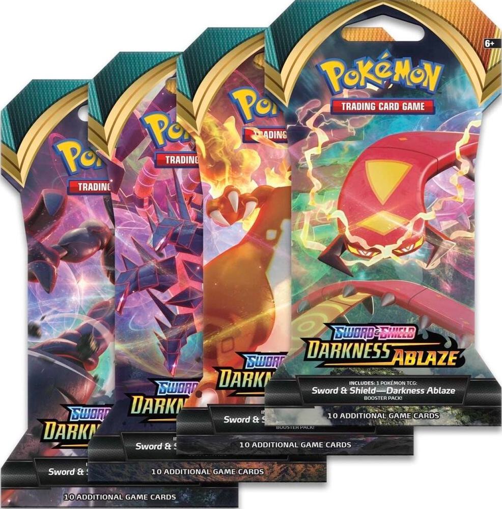 Sword & Shield-Darkness Ablaze Sleeved Booster Pack (1 PACK)