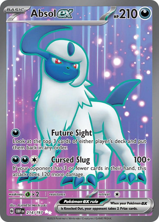 Absol ex #214 Pokemon Obsidian Flames