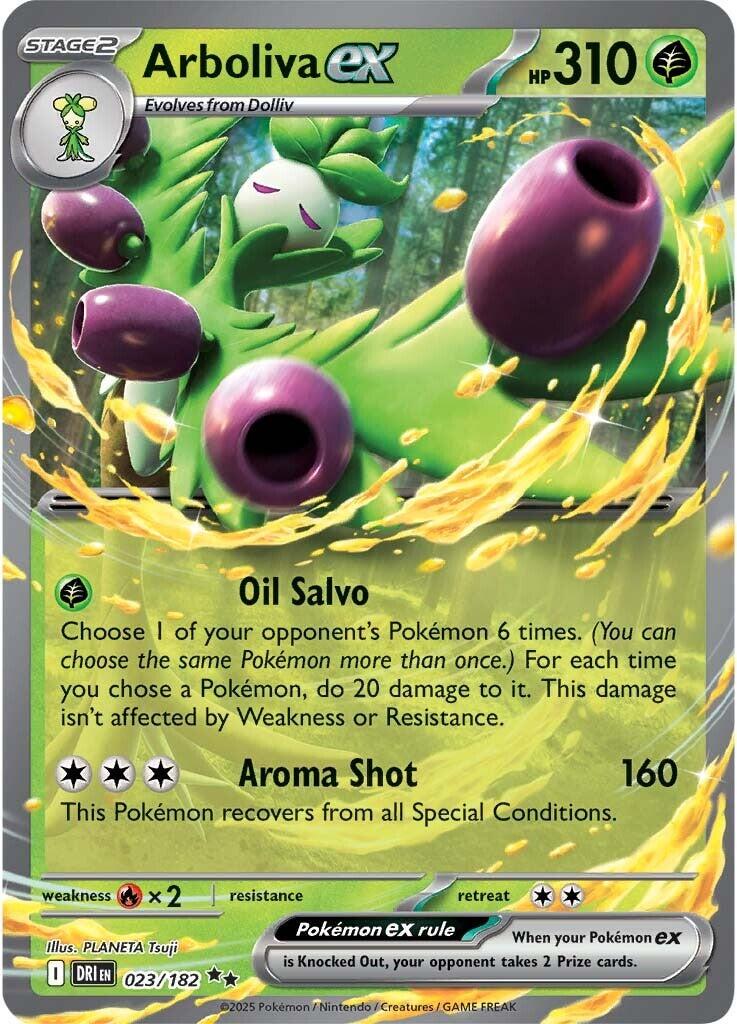 Arboliva ex #23 Pokemon Destined Rivals