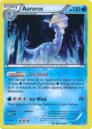 Aurorus [Cosmos Holo] #26 Pokémon Furious Fists