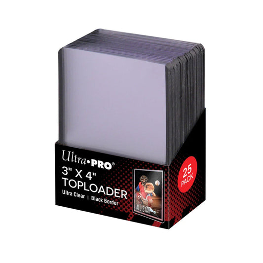 3" x 4" [BLACK] Border TOPLOADER® Sleeves (25ct) for Standard Size Cards