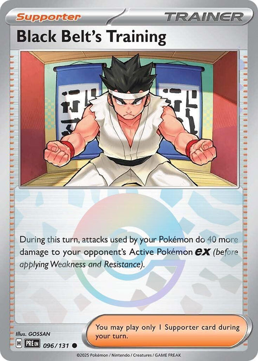 Black Belt's Training [Poke Ball] #96 Pokemon Prismatic Evolutions