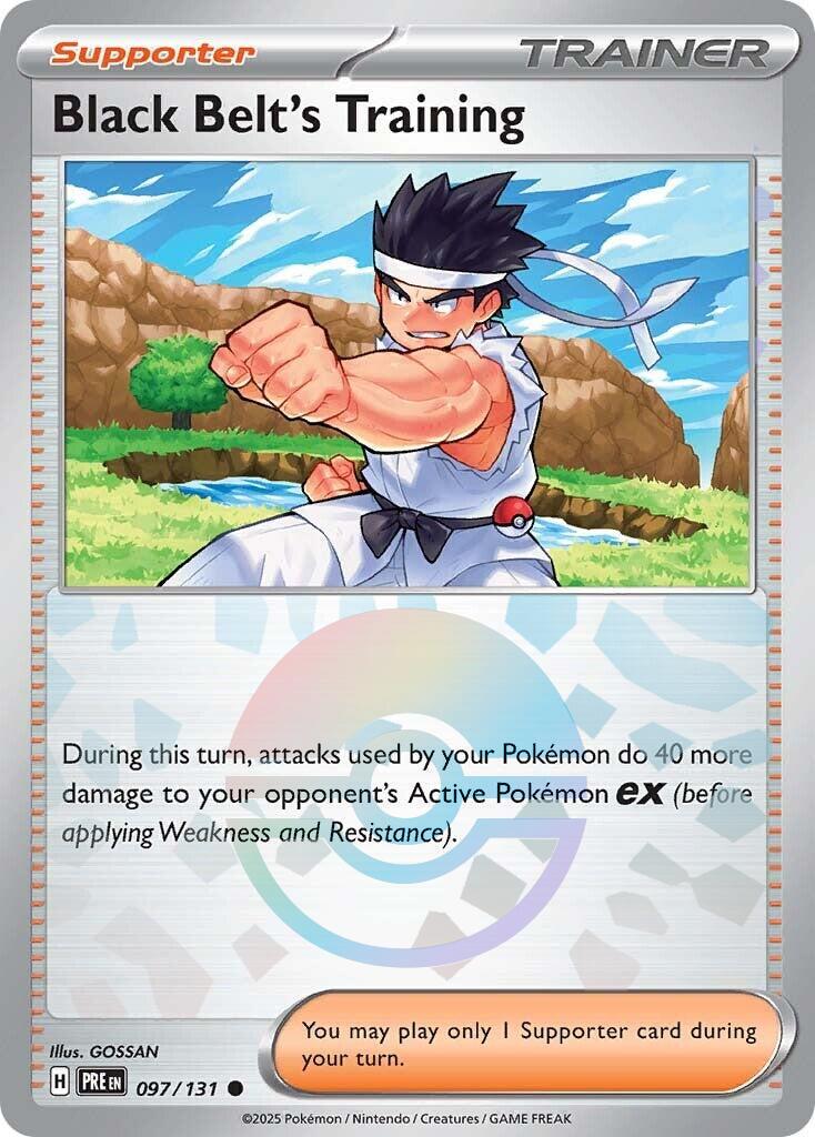 Black Belt's Training [Poke Ball] #97 Pokemon Prismatic Evolutions
