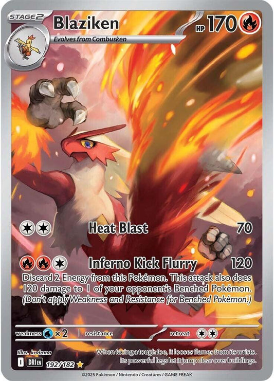 Blaziken #192 Pokemon Destined Rivals