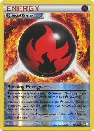 Burning Energy #151 Pokemon BREAKthrough Reverse Holo