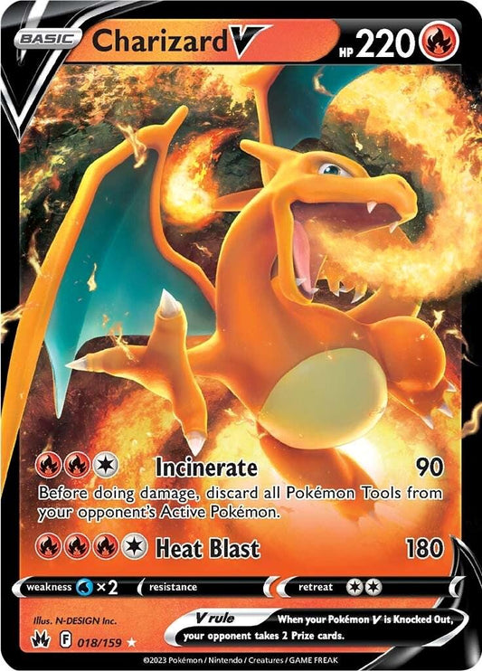 Charizard V #18 Pokémon Crown Zenith