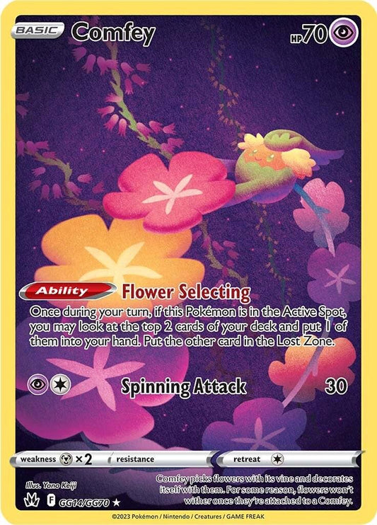 Comfey #GG14 Pokemon Crown Zenith